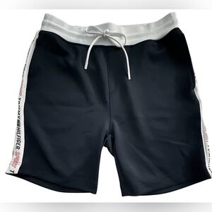 Tommy Hilfiger Sport Navy and White Drawstring Athletic Shorts, Size S